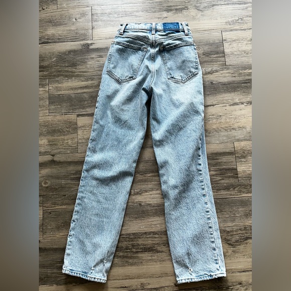 Abercrombie&Fitch Curve Love Ultra High Rise 90s Straight Jean size 23/000s - Picture 6 of 6
